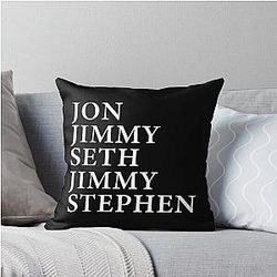 Support Late Night Comedy Political Satire Fan The Daily Show Throw Pillow