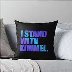 I Stand with Jimmy Kimmel Throw Pillow
