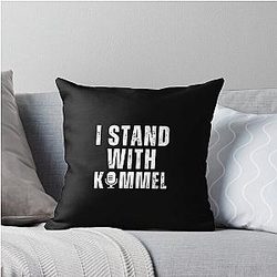 I Stand With Jimmy Kimmel: Freedom of Speech Throw Pillow