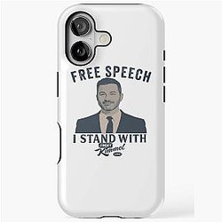 Free Speech Under Attack Colbert Kimmel iPhone Tough Case