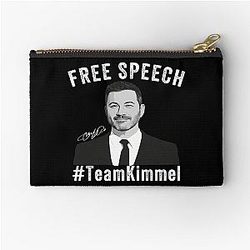 Free Speech Team Jimmy Kimmel Zipper Pouch