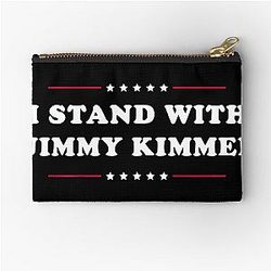 I Stand with Jimmy Kimmel Free Speech Pouch