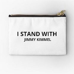 I Stand With Jimmy Kimmel Free Speech Pouch