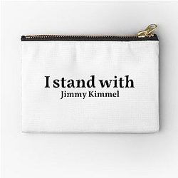 I Stand With Jimmy Kimmel Zipper Pouch