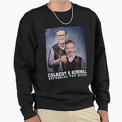 Jimmy Kimmel & Stephen Colbert Step Brother Pullover Sweatshirt
