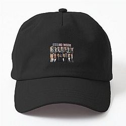 I Stand with Jimmy Kimmel ColbertDefend Late Night TV Free Speech Dad Hat