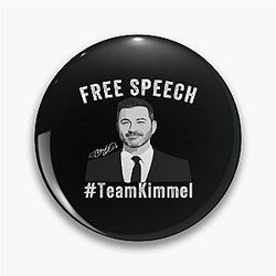 Free Speech Team Jimmy Kimmel Shirt Pin