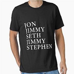 Support Late Night Comedy Political Satire by Jimmy Kimmel and The Daily Show Essential T-Shirt