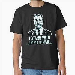 I Stand With Jimmy Kimmel Classic T-Shirt for TV Lovers and Comedy Fans