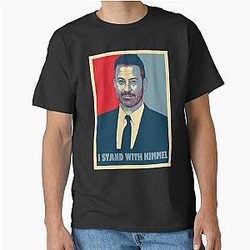 Jimmy Kimmel Retro Sunset Portrait Poster For TV Lovers Classic T-Shirt