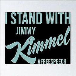 I Stand with Jimmy Kimmel Poster