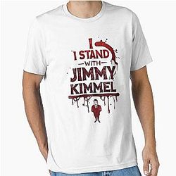 I Stand With Jimmy Kimmel The Man Show Essential T-Shirt becomes 
I Stand With Jimmy Kimmel The Essential T-Shirt