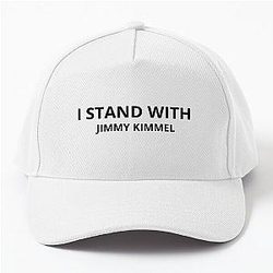 I Stand With Jimmy Kimmel Free Speech Baseball Cap