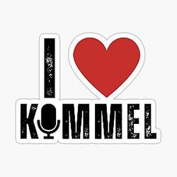 I Love Jimmy Kimmel's Free Speech Sticker