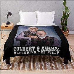Jimmy Kimmel & Stephen Colbert Step Brothers Throw Blanket