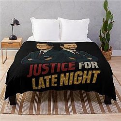 Jimmy Kimmel Team, I Stand with Jimmy Kimmel shirt, Live Colbert 2028 Throw Blanket