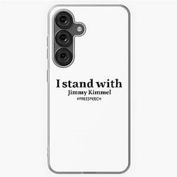 I Stand With Jimmy Kimmel Free Speech Samsung Galaxy Case