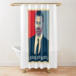 Jimmy Kimmel Retro Sunset Portrait Poster For Fans TV Lovers Shower Curtain