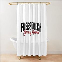Free Speech Jimmy Kimmel Shower Curtain
