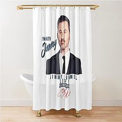 Jimmy Kimmel Red Signature Shower Curtain