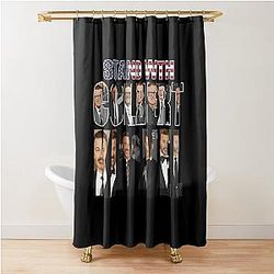I Stand With Jimmy Kimmel Colbert 2028 Protect Late Night TV Defend Free Speech Shower Curtain