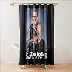 Jimmy Kimmel and Stephen Colbert Step Brothers Shower Curtain
