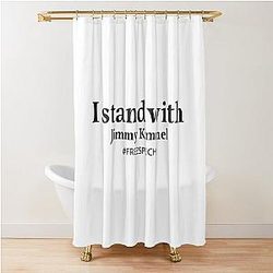 Jimmy Kimmel Free Speech Shower Curtain