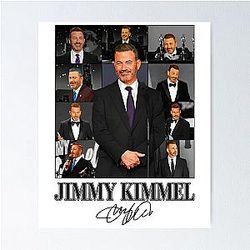 Jimmy Kimmel Support Late Night Defend Free Speech Poster