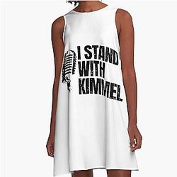 Jimmy Kimmel's free speech A line Dress