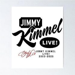 Jimmy Kimmel Red Signature 2003-2025 Jimmy Kimmel Live! Poster