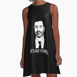 Team Kimmel Support Jimmy Kimmel A-Line Dress