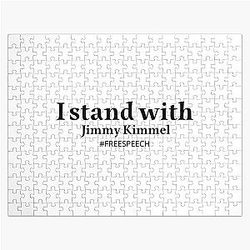 I Stand With Jimmy Kimmel Free Speech Puzzle