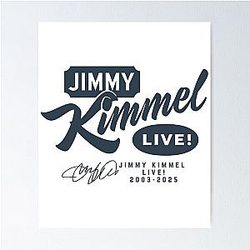 Jimmy Kimmel Signature 2003-2025 Jimmy Kimmel Live Poster