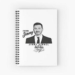 Jimmy Kimmel Signature 2003-2025 Jimmy Kimmel Live Spiral Notebook