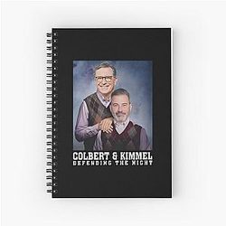 Jimmy Kimmel and Stephen Colbert Step Brothers Spiral Notebook