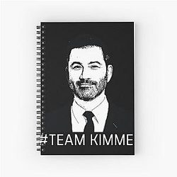 Team Jimmy Kimmel Free Speech Spiral Notebook