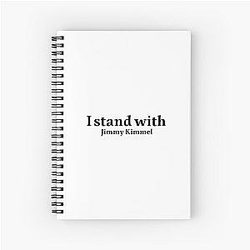 I Stand With Jimmy Kimmel Spiral Notebook