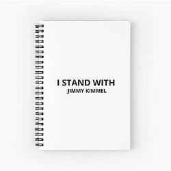 I Stand With Jimmy Kimmel Free Speech Notebook