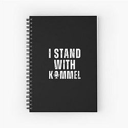 I Stand with Jimmy Kimmel Free Speech Spiral Notebook