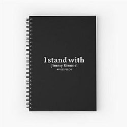 I Stand With Jimmy Kimmel Free Speech Notebook