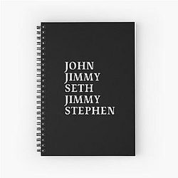 Support Late Night Comedy Political Satire Jimmy Kimmel Notebook