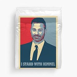 Jimmy Kimmel Sunset Portrait Poster For Comedy TV Lovers Duvet Cover