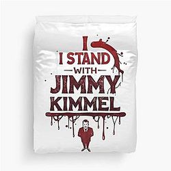 I Stand with Jimmy Kimmel The Man Show Duvet Cover