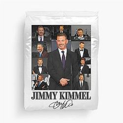 Jimmy Kimmel Team Kimmel Support Late Night Defend Free Speech Duvet Cover