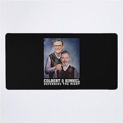 Jimmy Kimmel Stephen Colbert Step Bros Desk Mat