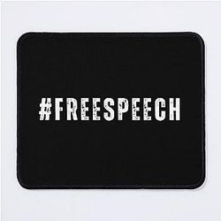 Free Speech Mouse Pad by Jimmy Kimmel