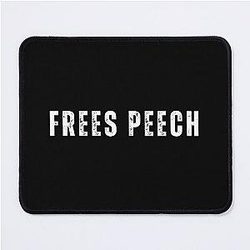 Jimmy Kimmel Free Speech Mouse Pad