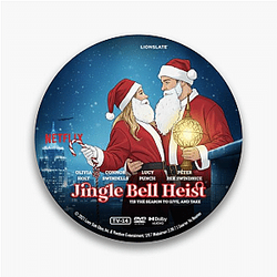 Jingle Bell Heist Merch For Fans Jingle Bell Heist Pins