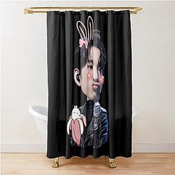 Cutie Lil Bunny Shower Curtain