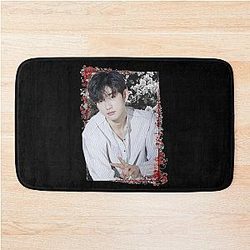 Park Jinyoung GOT7 Jinyoung Korean Kpop Floral Design Bath Mat